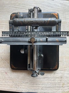 Rare The International #5 Index Typewriter New American Index Machine - Picture 1 of 14
