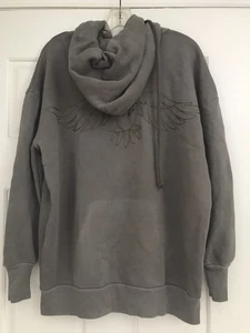 NWT Wildfox Embroidered Eagle Hoodie Pullover Sweatshirt Oversized - Picture 1 of 6
