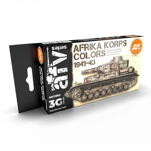 AK Interactive 3rd Gen AFV Paint Set - Afrika Korps - Foto 1 di 2