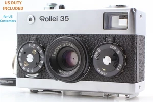 Meter Works [ N MINT ] Rollei 35 Tessar Silver film Camera 40mm f/3.5 From JAPAN - Picture 1 of 12