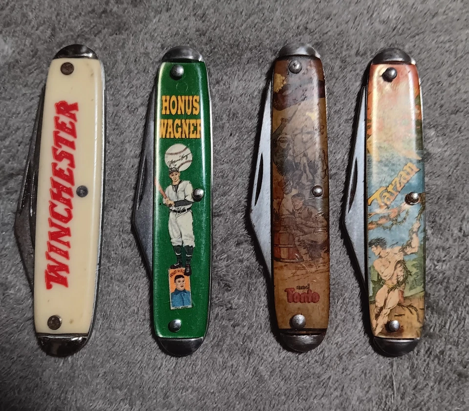 Cuatro cuchillos de bolsillo vintage, ver fotos y descripción Foto 1 de 4