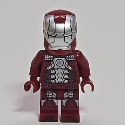 Lego Iron Man Mark 5 Minifigure Armor From Set 76125 MK5 sh566 Clear Head - Image 1 of 4