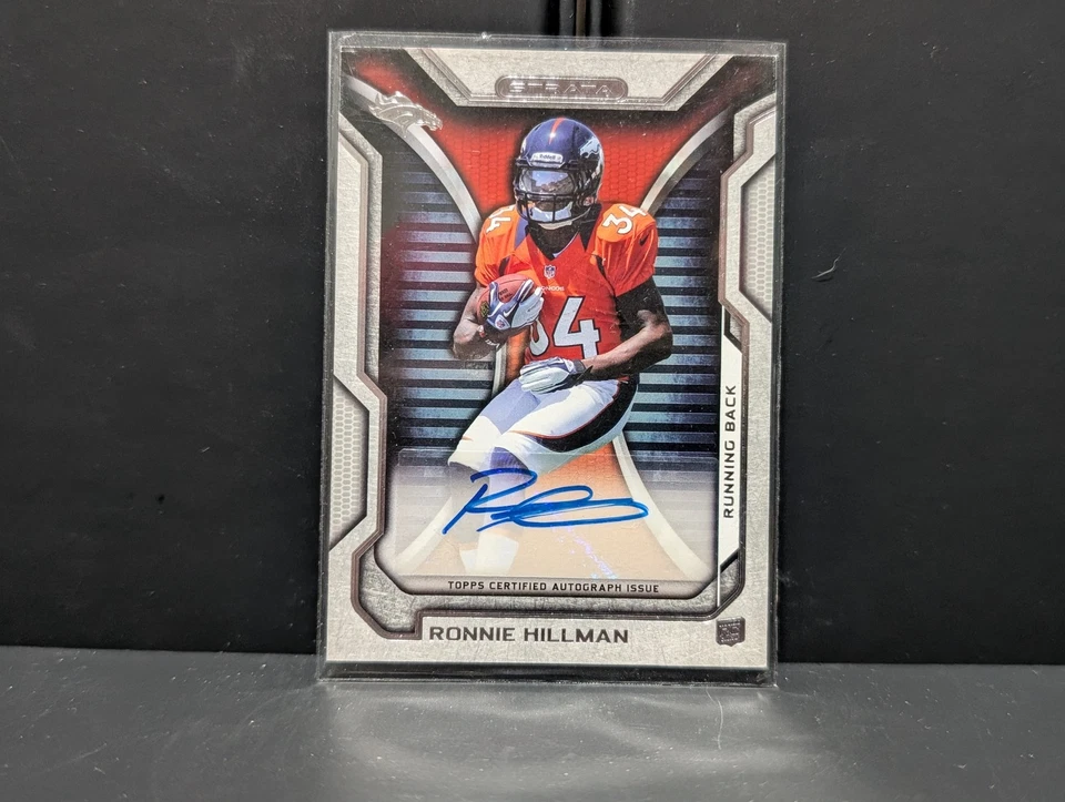 2012 Topps Strata - Rookie Autographs Ronnie Hillman #RA-RH (AU, RC) - Image 1 of 1