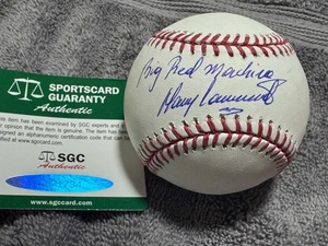 MANNY SARMIENTO signiert beschriftet Major League Baseball Cincinnati Reds SGC COA - Bild 1 von 1