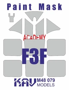 Paint mask for Grumman F3F (Academy) - Picture 1 of 1