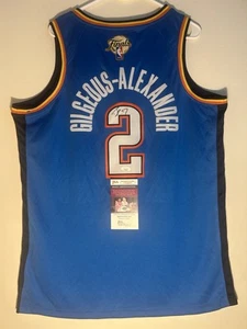 Shai Gilgeous Alexander signiert 2025 NBA Finals Trikot OKC Thunder Auto JSA COA - Bild 1 von 5