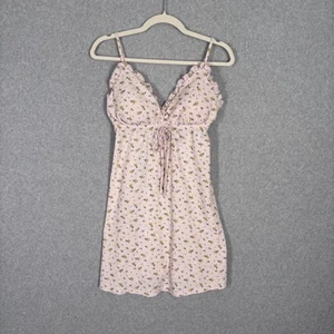 Coquette Dress Junior Medium Pale Ruffle Gauze Bra Feminine Cottage Milkmaid Y2K - Picture 1 of 12