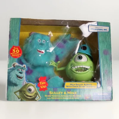 Винтажные интерактивные куклы Monsters Inc Mike & Sulley Scare Training Disney новые в коробке - Изображение 1 из 4