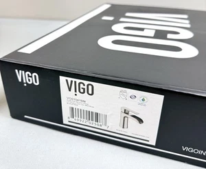 Vigo VG01041BN Paloma Single Hole Bathroom Faucet 1.2 gpm in PVD Brushed Nickel - Picture 1 of 4