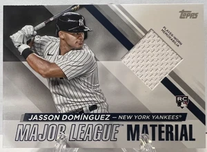 2024 TOPPS UPDATE - JASSON DOMINGUEZ (RC) MATERIALE MAJOR LEAGUE GW JERSEY CARD - Foto 1 di 1