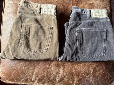 2 Pairs Of Patagonia Corduroy 32x32 Pants Gray And Tan - Image 1 of 4