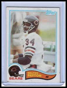 1982 Topps #302 Walter Payton - Foto 1 di 2