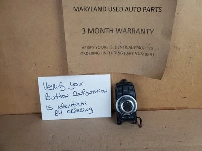 BMW X3 2012-2016 RADIO NAVEGACIÓN MENÚ IDRIVE INTERRUPTOR MULTIMEDIA ** VERIFICAR BOTONES UR* Foto 1 de 4