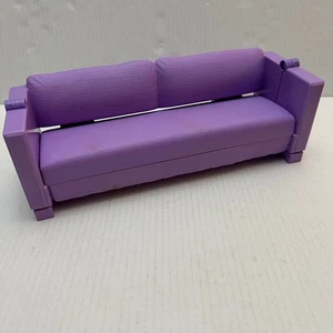 Barbie Dreamhouse 2018 ricambio letto a castello viola pieghevole nel divano Mattel OG - Foto 1 di 8