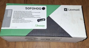Original Lexmark 50F0H0G Schwarz Tonerkassette mit hoher Kapazität - Bild 1 von 5
