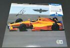 Fernando Alonso Signed 8X10 Photo 2017 Indy 500 Formula 1 Mclaren F1 Car Bas A
