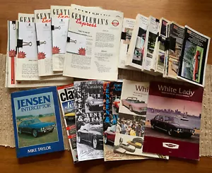 Jensen Interceptor Literature Over 90 Pieces Gentelmans Express Book by Taylor - Picture 1 of 1