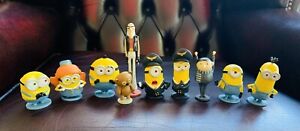 Minions Cake Toppers - 10 Figurines + a book + a Playmat - New and Sealed