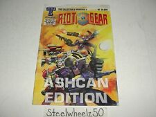 Riot Gear #1 Ashcan Edition Variant Comic 1993 Triumphant Comics Stamped 10689