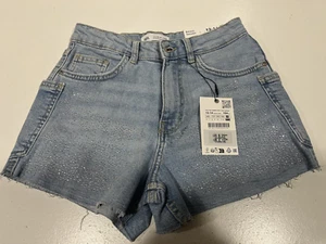 ZARA DENIM girls BASIC SHORT SIZE 13/14 - Picture 1 of 9