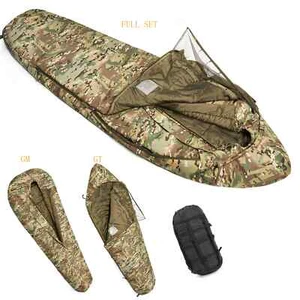Sleeping System 4 Season Waterproof Cold MulticamMilitary Tactical Sleeping Bag - Picture 1 of 30