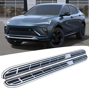 Schwarzes feststehendes Trittbrett passend für Buick Envista 2024 2025 Side Step Nerf Bar - Bild 1 von 11