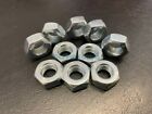 10 x Steel Locknuts BZP - Tapped M10 or M12 - Nuts Lock Nut