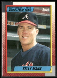 1990 #76 Kelly Mann debut en las Grandes Ligas - Imagen 1 de 2