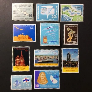 BroadviewStamps Netherland Antilles MNH VF collection of 11 stamps - Imagen 1 de 2