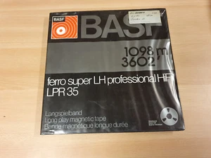 10" (26,50 CM) METAL REEL BASF LPR 35 IN ORIGINAL BOX WITH TAPE FROM MAXELL #613 - Picture 1 of 4