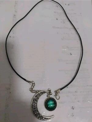 Collana Color Argento Zodiaco Simbolo acquario Astrologia Amuleto 0089 - Immagine 1 di 2