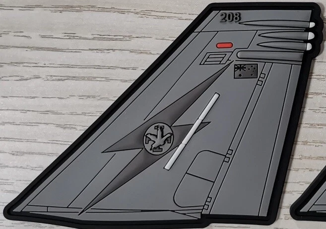 1 SQN F/A-18F Super Hornet Tail A44-208 *NEW* RAAF PVC Patch Australia - image 1 of 1