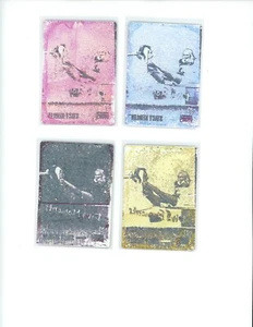 2002 Fleer WWE Absolute Stacy Keibler #70 Black Blue Magenta Yellow Plate 1/1 - Picture 1 of 11