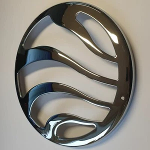 12" 30cm Chrome Cover for Subwoofer Design A+ - Picture 1 of 2