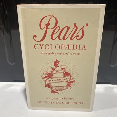 Pears' Cyclopaedia: 2009-2010 by Christopher Cook (Hardcover, 2009) - Image 1 of 4