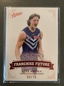 2024 AFL Supremacy Franchise Future Jye Amiss 60/70 - Imagen 1 de 3