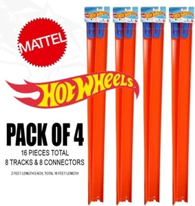 Hot Wheels Lot Set 8 Straight Long Track Piece.16 feet Total Today shipping - Picture 1 of 6