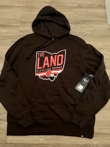 47 Mens Cleveland Browns The Land Pullover Hoodie NFL NWT Mens Sweatshirt Small - Picture 1 of 4