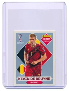 Pegatina extra Panini Mundial Qatar 2022 Kevin De Bruyne Plata - Imagen 1 de 2