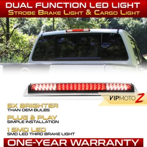 Full LED Chrome Third Brake Tail Cargo Light For 2004-2015 Titan 05-19 Frontier - Picture 1 of 9