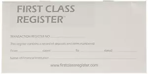 10 registros de chequera 2021-2022-2023 calendarios por registro de primera clase - Imagen 1 de 2