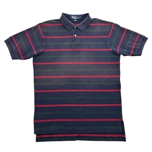 Vintage 90s Polo Ralph Lauren Classic Logo Striped Shirt Size Large Streetwear - Picture 1 of 8