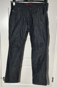G-STAR RAW 96 ELWOOD 5620 OSCURO W32 L30 AZUL HOMBRE JEANS SUELTOS DENIM RARO - Imagen 1 de 9