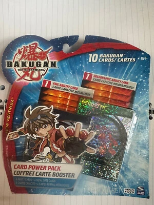 2008 Bakugan New Vestroia Card Power Pack 10 Cards Ventus Series NIB - Image 1 of 4