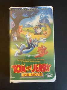 VHS Tom & Jerry The Movie Animation First Motion Picture Henry Mancini Childhood - Picture 1 of 9