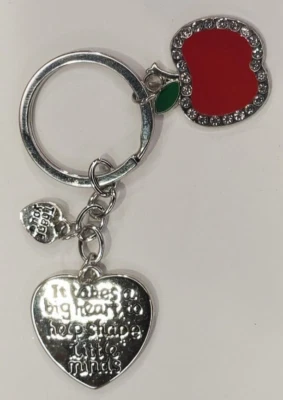 Требуется большое сердце, чтобы научить маленькие умы спасибо учитель брелок болтающиеся - Изображение 1 из 4