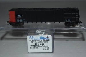 N Scale AJcc 1201 DEEX Coal Gondola with Load 140 C50077 - Picture 1 of 2