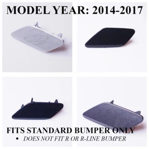 Cubierta de lavadora de faros tapa a reacción para VW Scirocco MK3 2014-2017 elige color/lado - Imagen 1 de 46