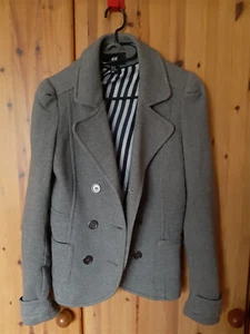 H&M grauer Stoffblazer Gr. 40 - Bild 1 von 2