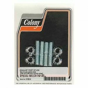 Zingué Échappement Clou Et Kit Écrou pour Harley Davidson Motos (1984-2020) - Picture 1 of 1
